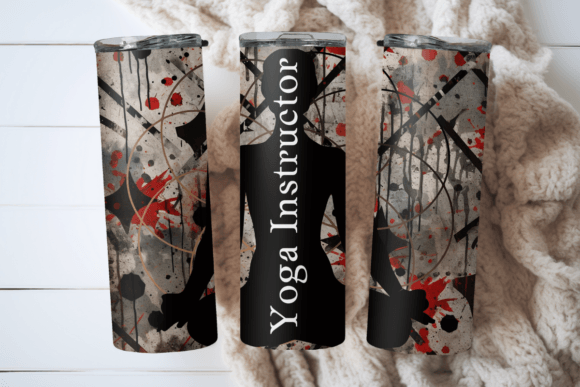 Download Grunge Yoga Class Instructor Tumbler - Run Collection