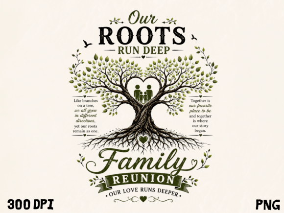 Download Our Roots Run Deep Family Reunion PNG - Run Collection