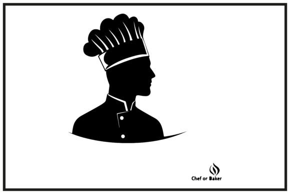Download Silhouette of a Chef or Baker Logo - Baker logo Collection