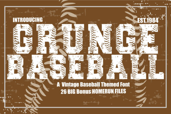 Download Grunge Baseball - Run Collection